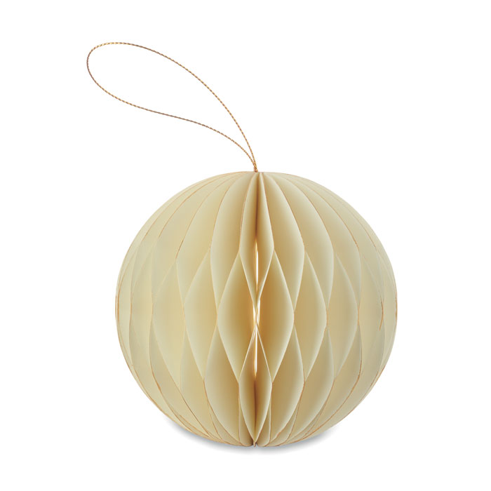 Foldable  XMAS bauble hanger, бежевый-5