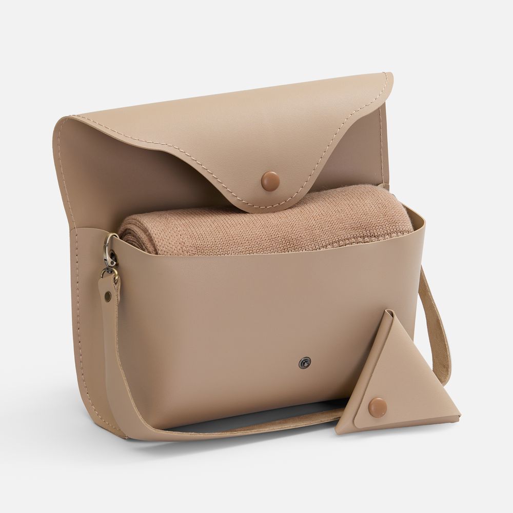 Плед Voyage в кофре, бежевый-0