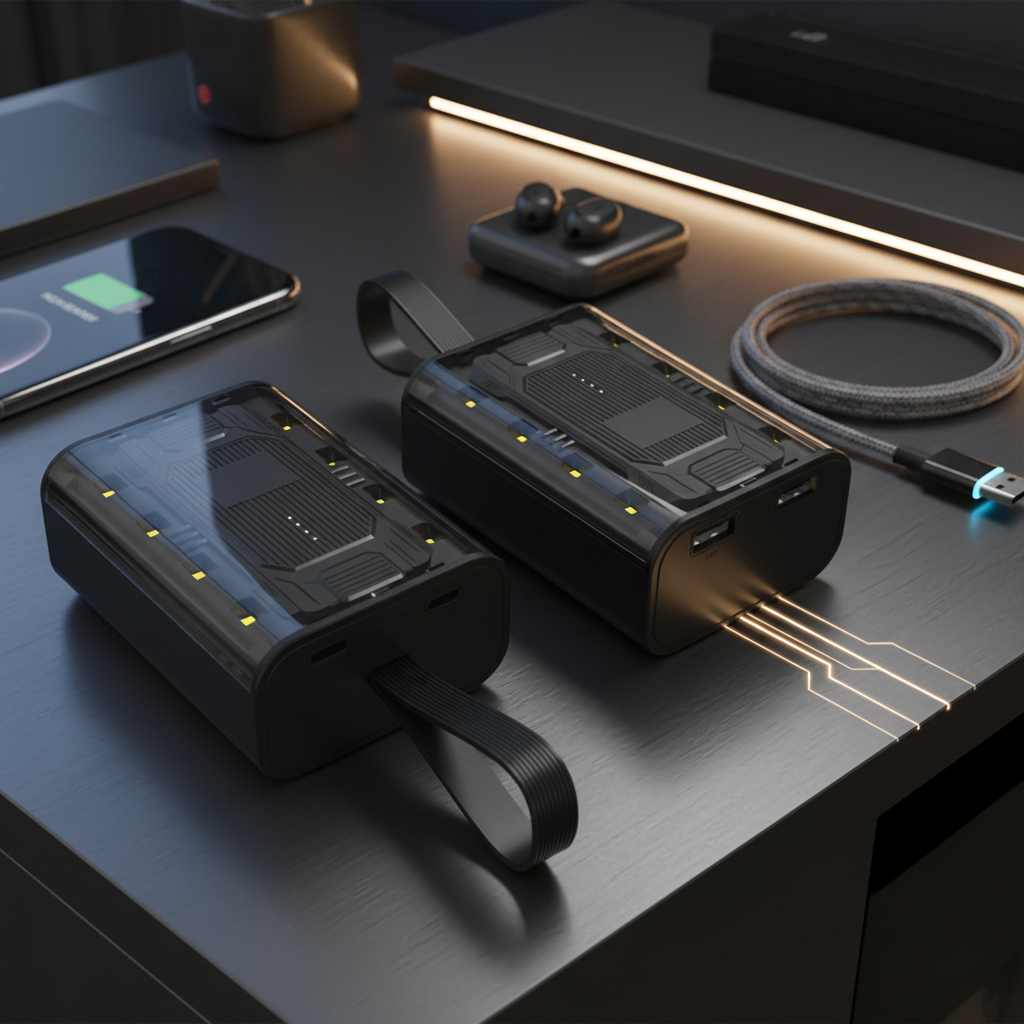 Внешний аккумулятор Courage, Черный-7