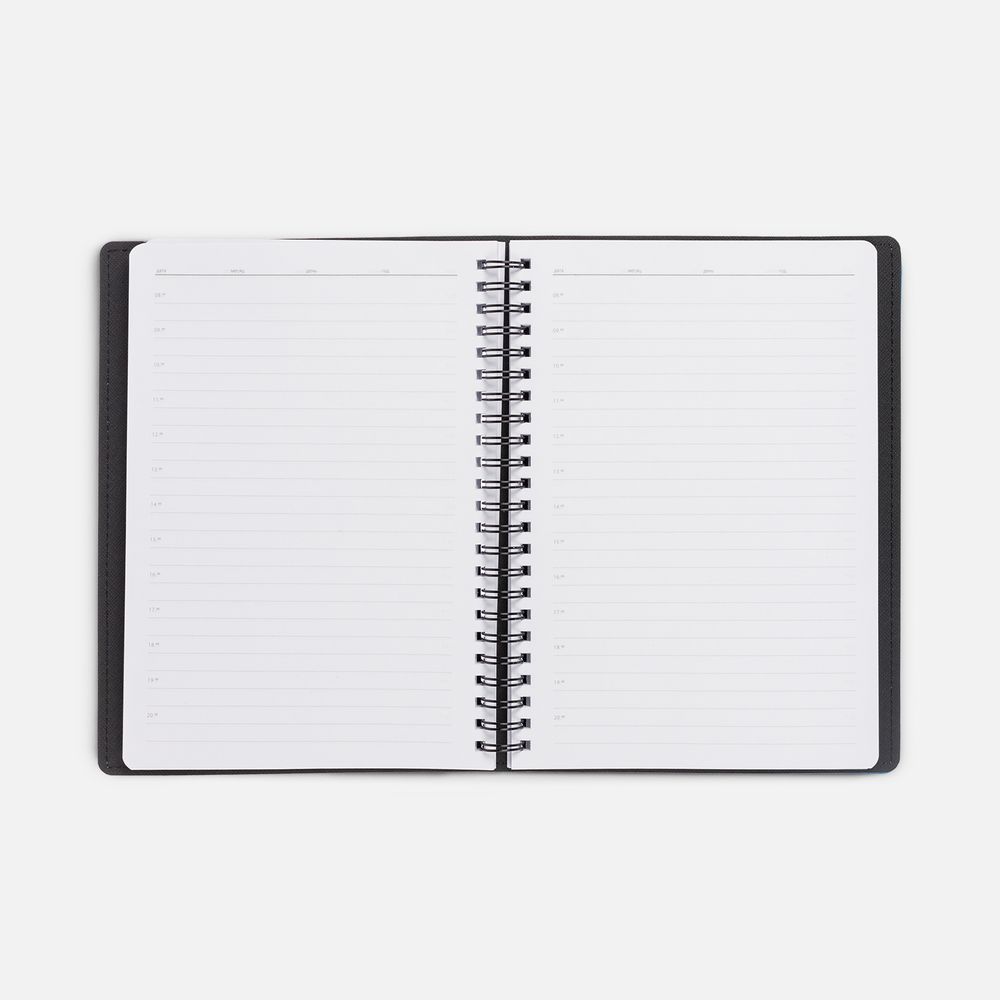 Ежедневник Spring Shall, недатированный, голубой-4