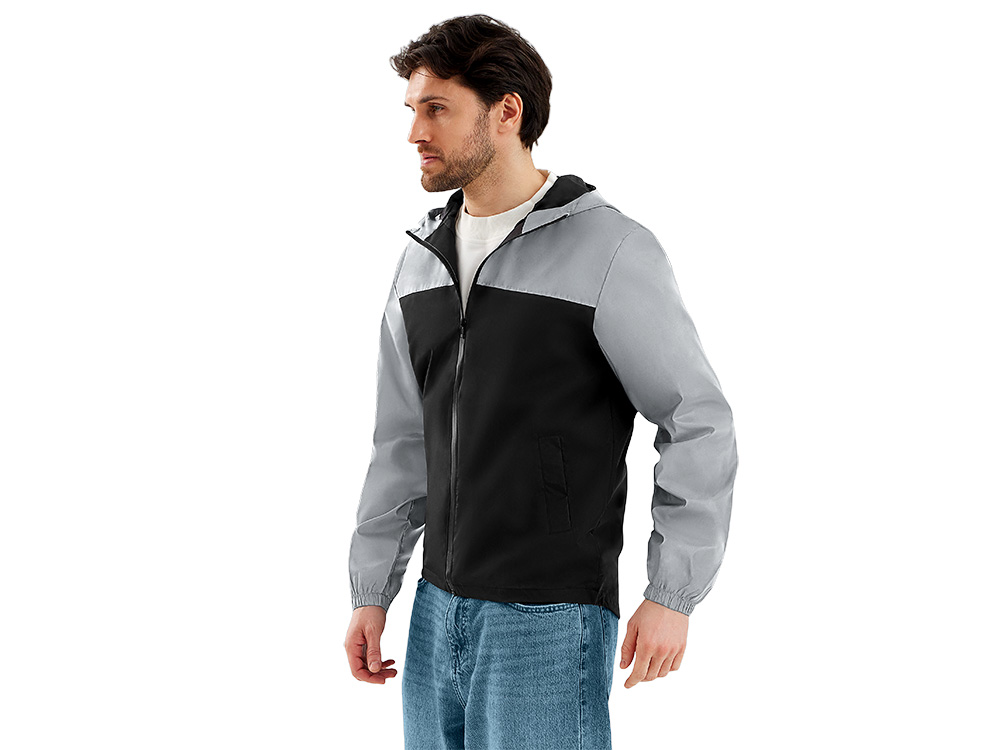 Ветровка светоотражающая Рефлектор гибрид, светоотражающий/черный-6