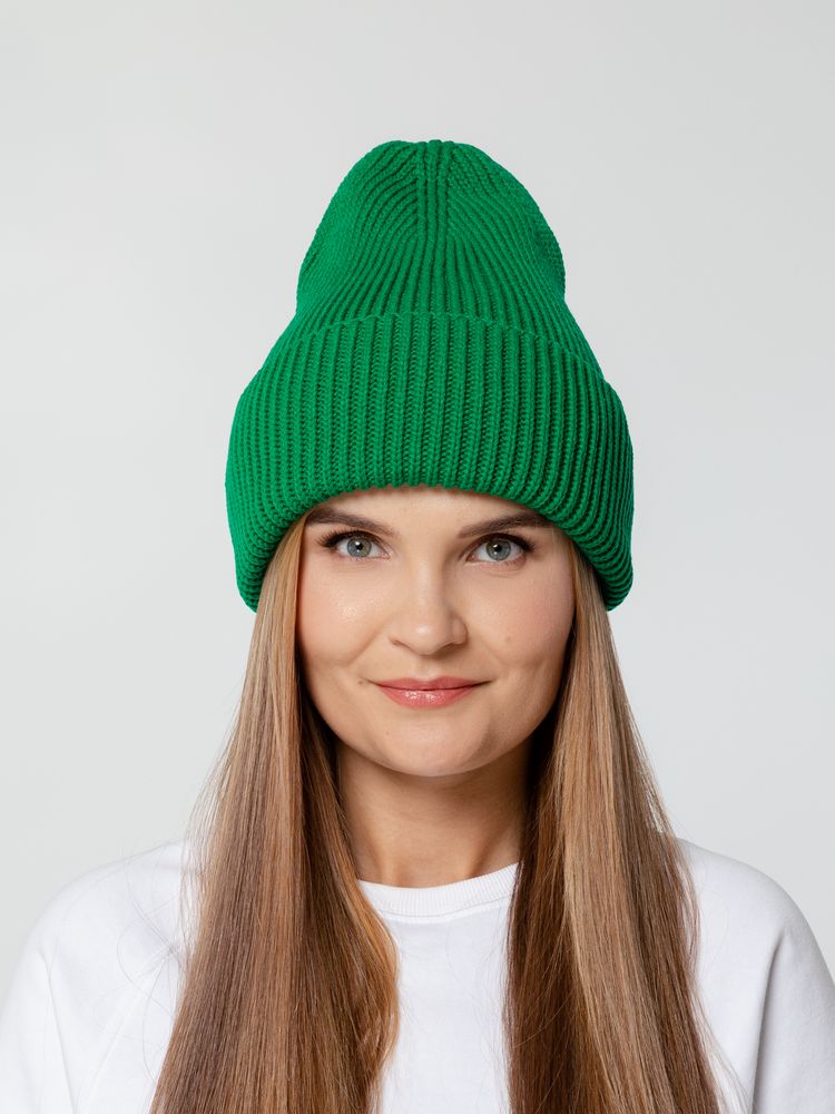 Шапка Flette, зеленая-3