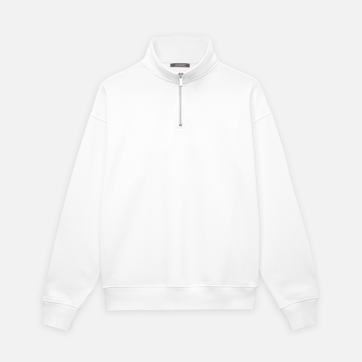 Толстовка на молнии унисекс Флоу (Flow), белая-6