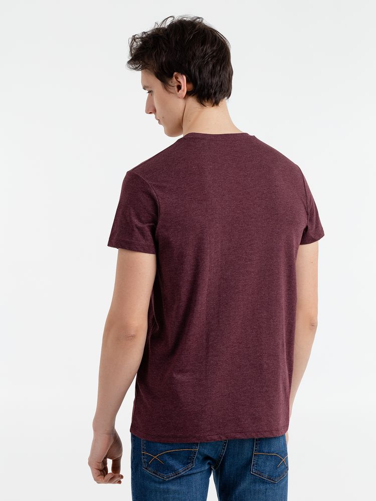 Футболка мужская Regent Fit 150, бордовый меланж-1
