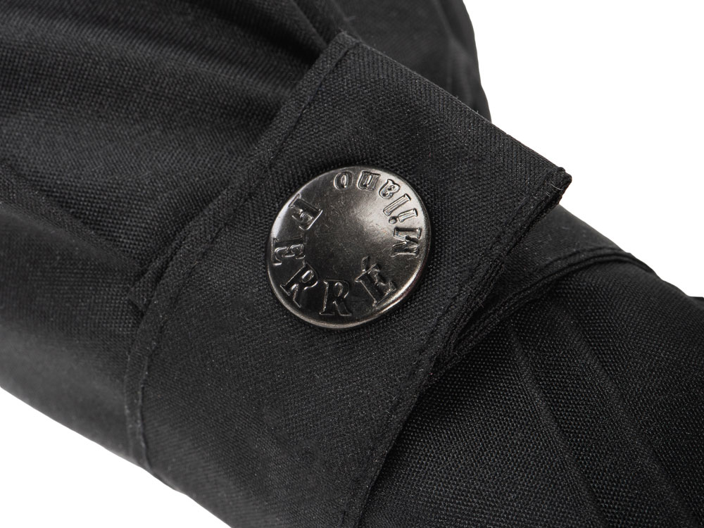 Зонт-трость полуавтоматический Ferre Milano, черный-10