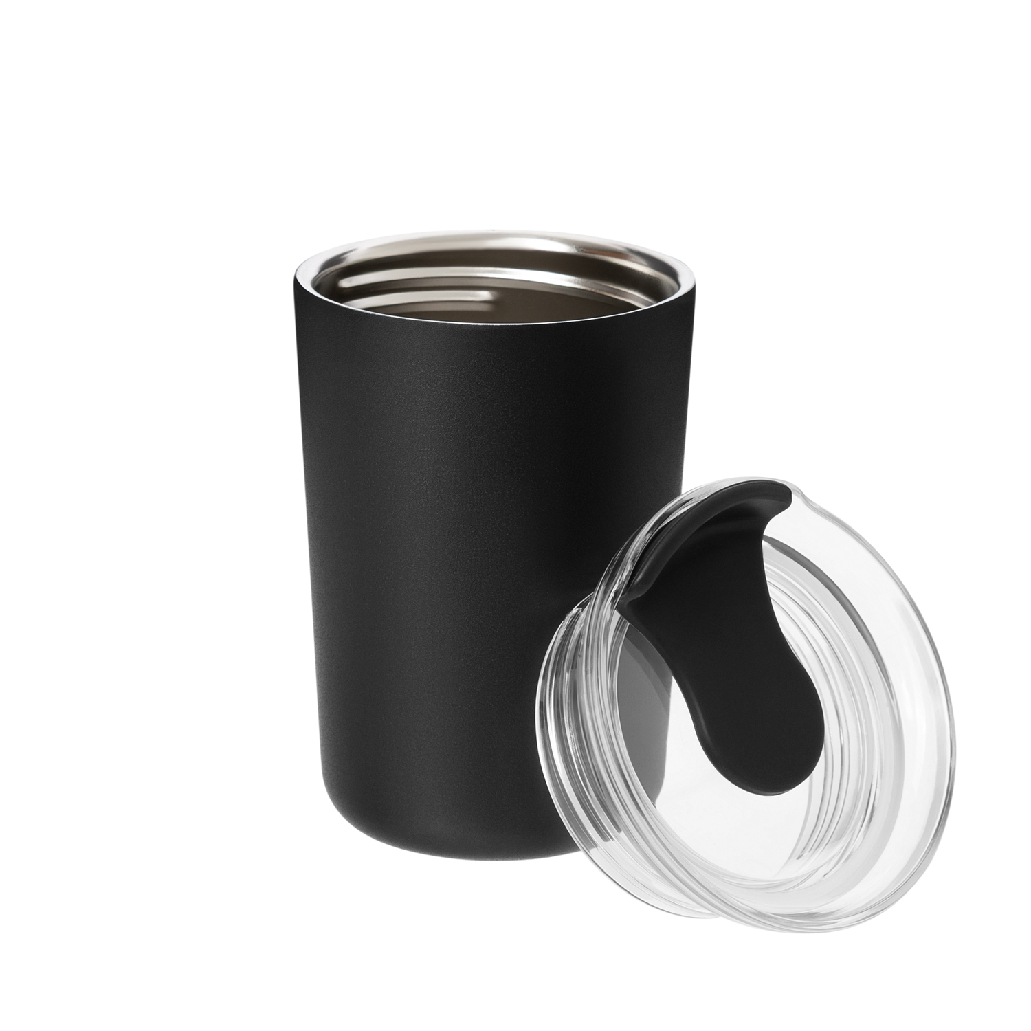 Термокружка вакуумная Strada, черная-3