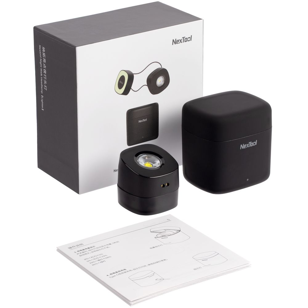 Налобный фонарь Night Walk Headlamp, черный-2