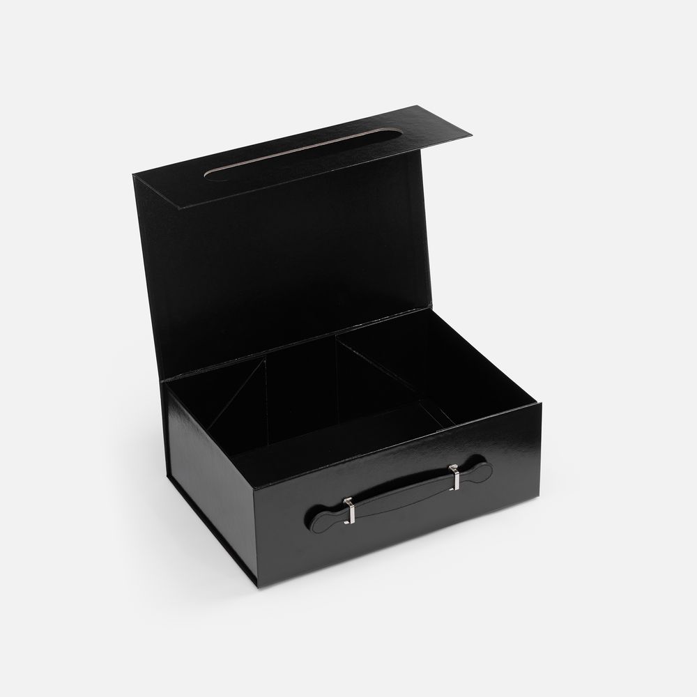 Коробка складная Holdfold, M, черная-2