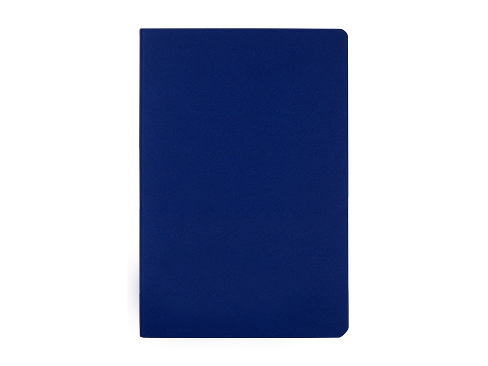 Бизнес тетрадь А5 Megapolis flex 60 л. soft touch клетка, синий-0