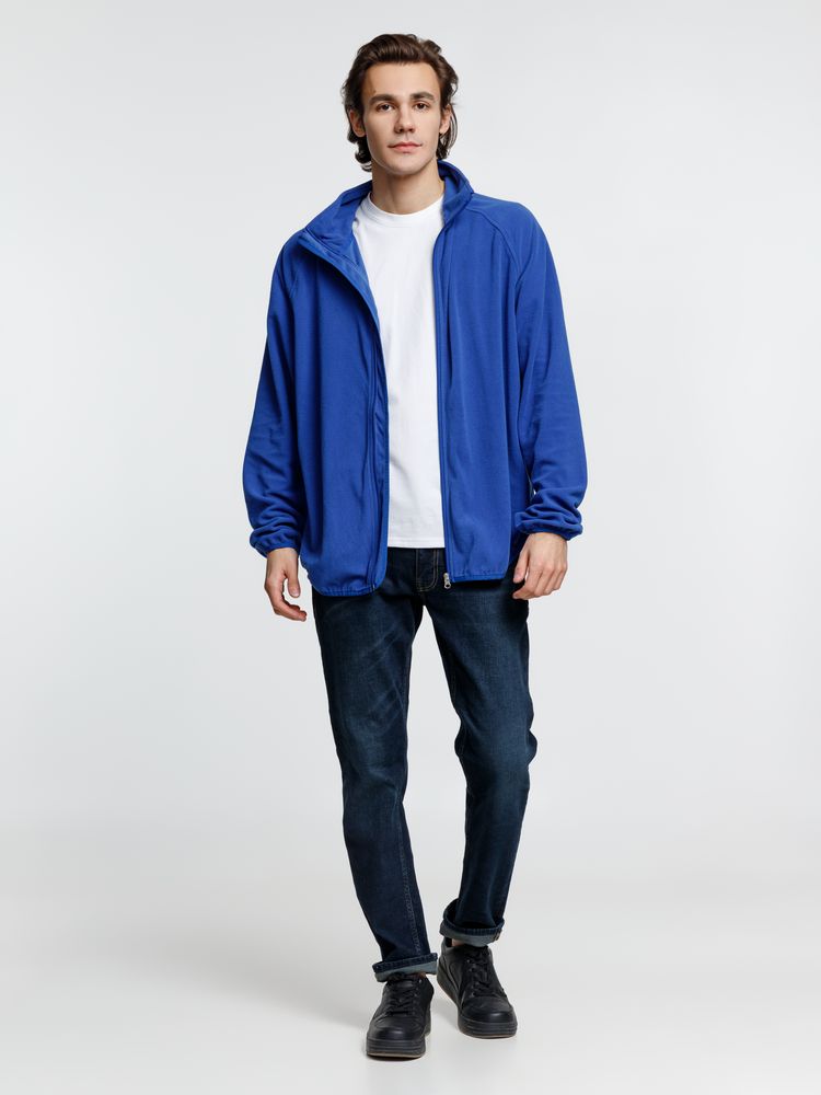 Куртка флисовая унисекс Fliska, ярко-синяя-5