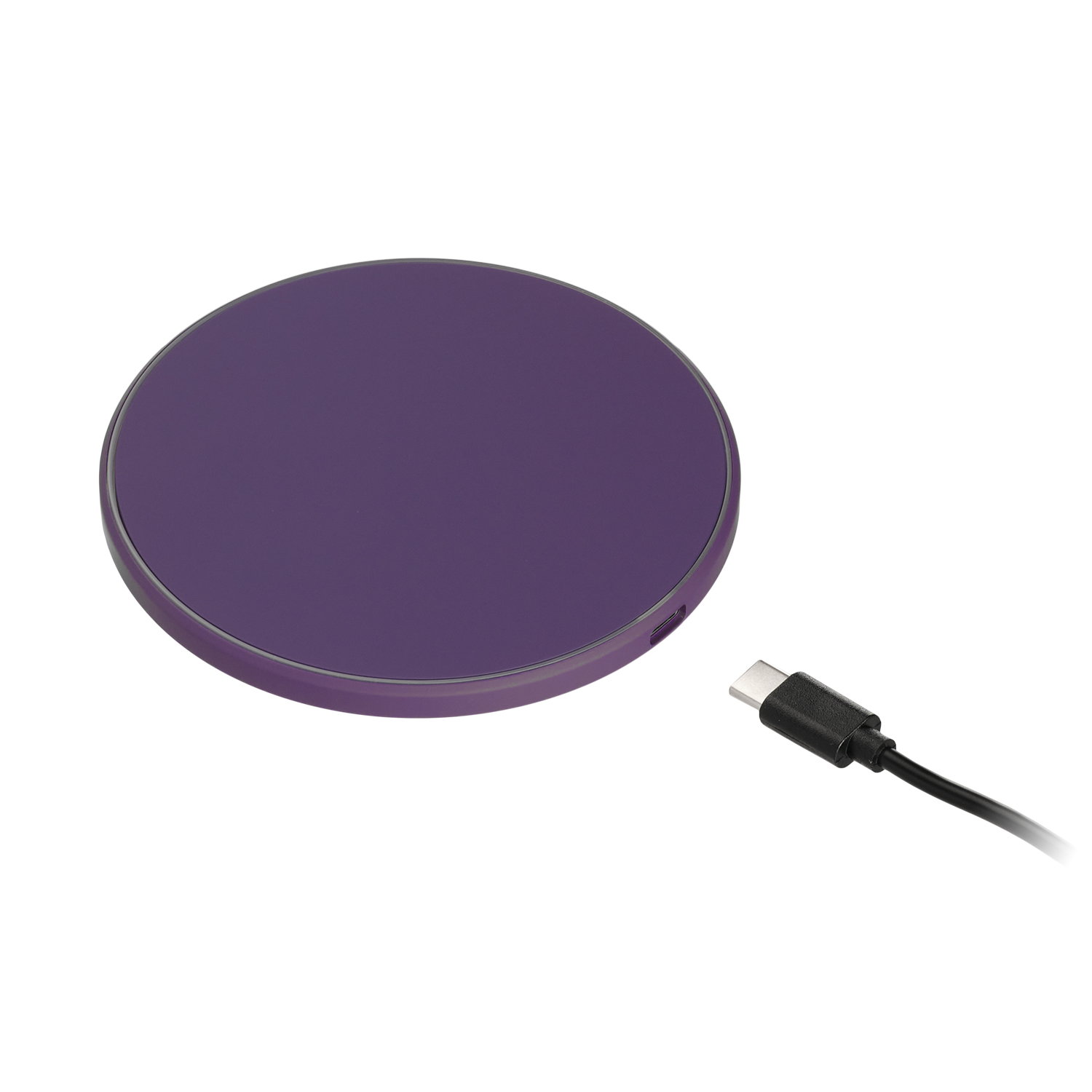 Беспроводное зарядное устройство с подсветкой 15W Auris, фиолетовое-5