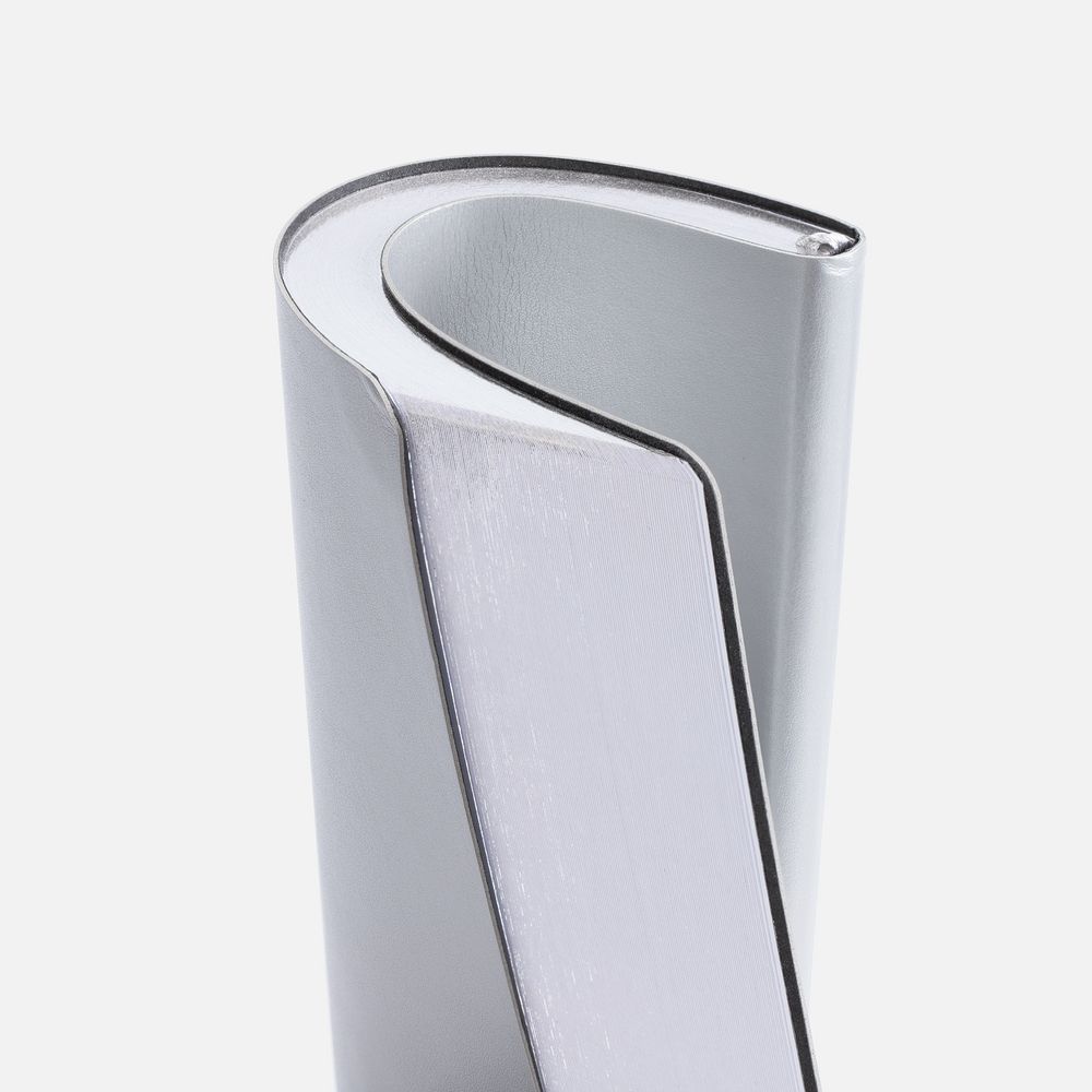 Ежедневник Nebraska Flex, недатированный, ver. 2, серебристый-3