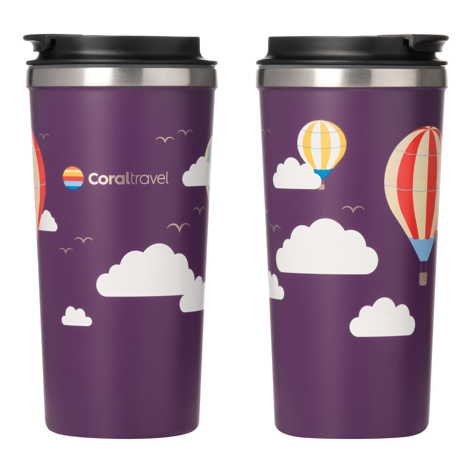 Термокружка вакуумная Палермо (Palermo), фиолетовая-6