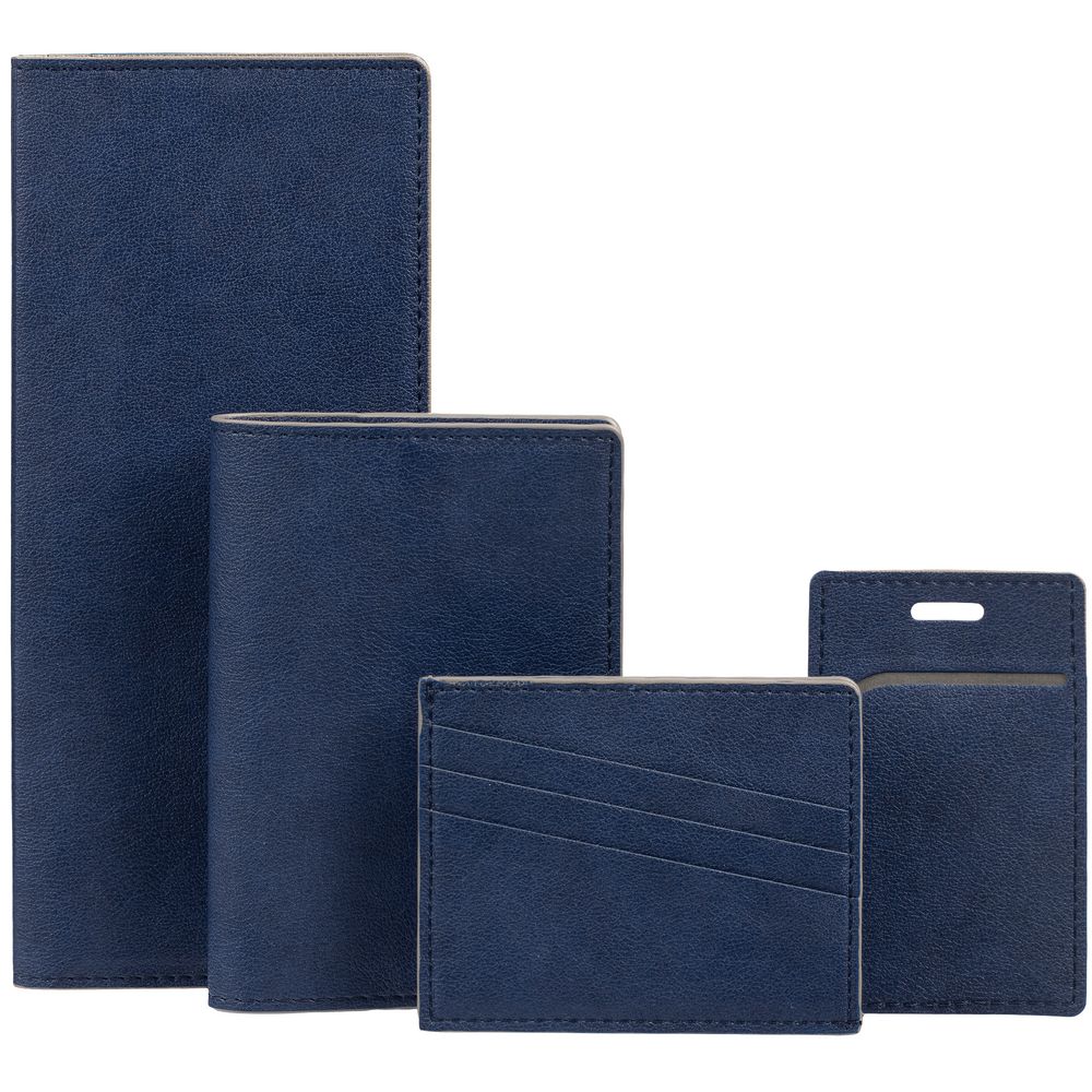 Чехол для карточек Petrus, синий-5