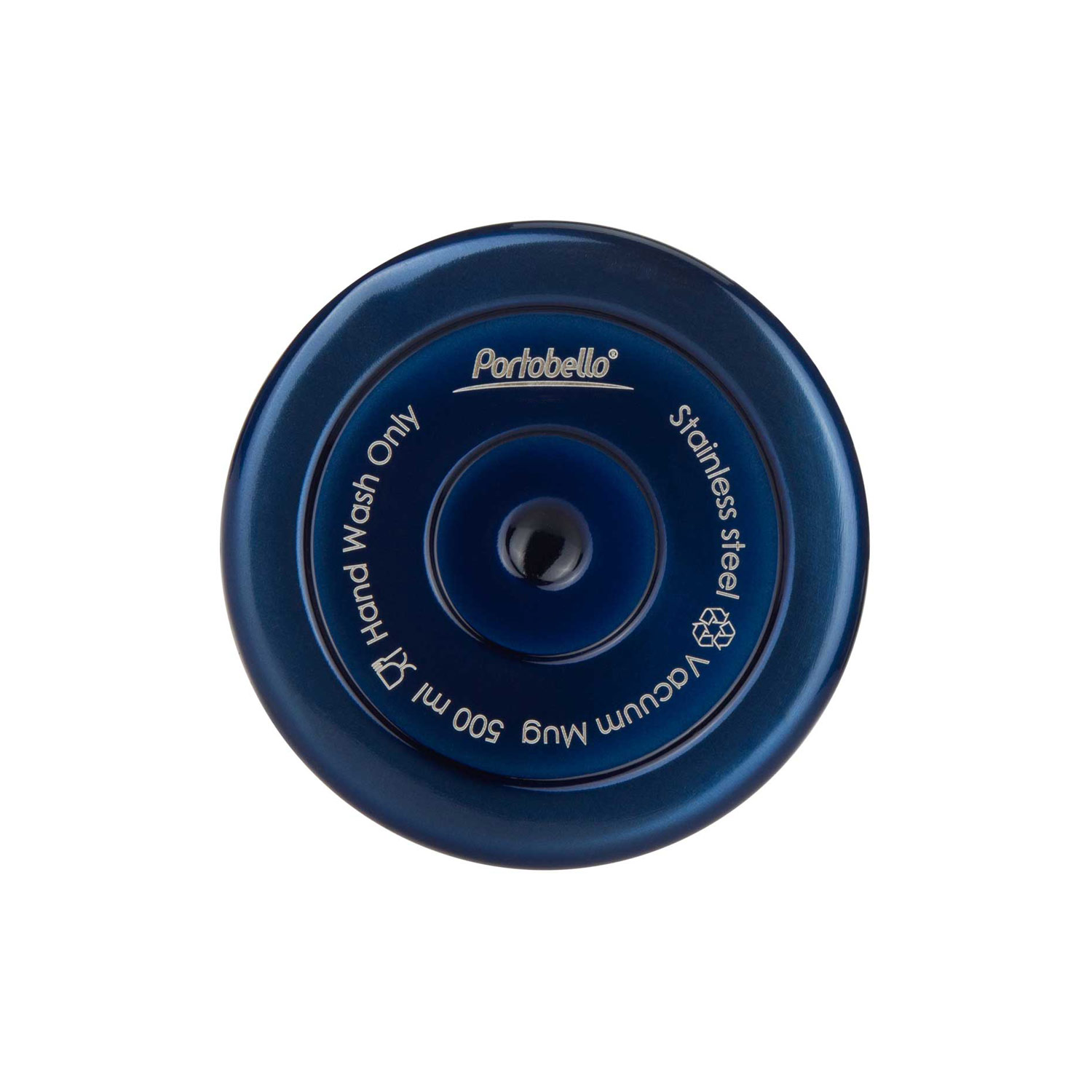 Термокружка вакуумная Polo, синяя-3