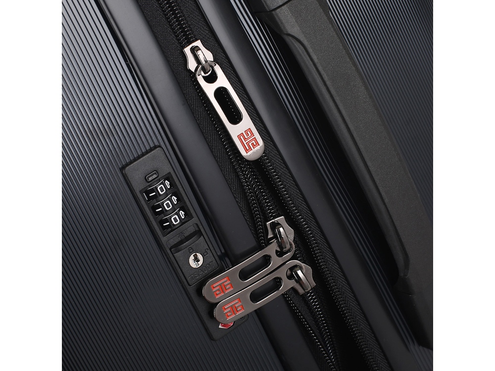 Чемодан Eberhart Craft средний M поликарбонат черный 08C-009-424-6