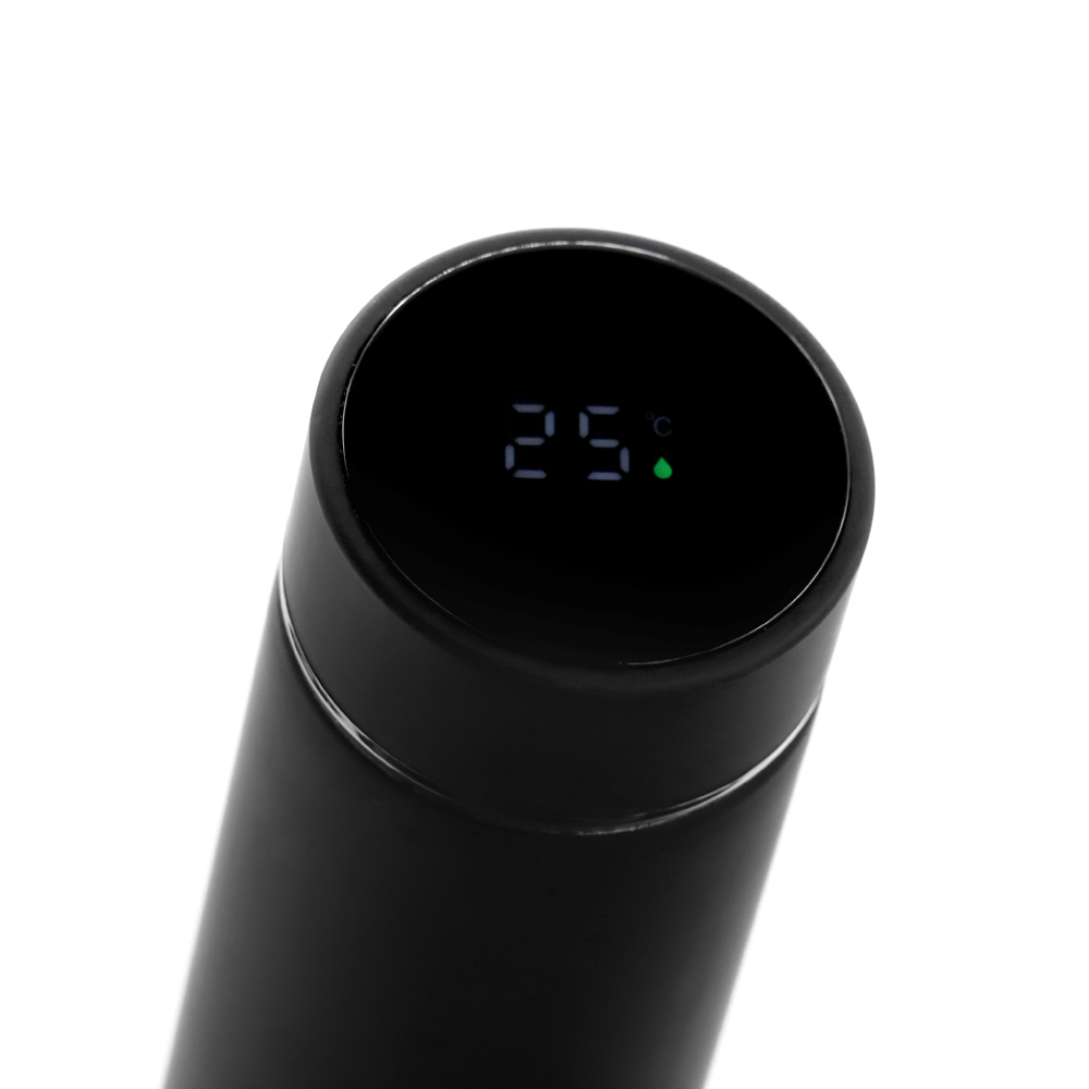 Термос Indy софт-тач, Черный-2