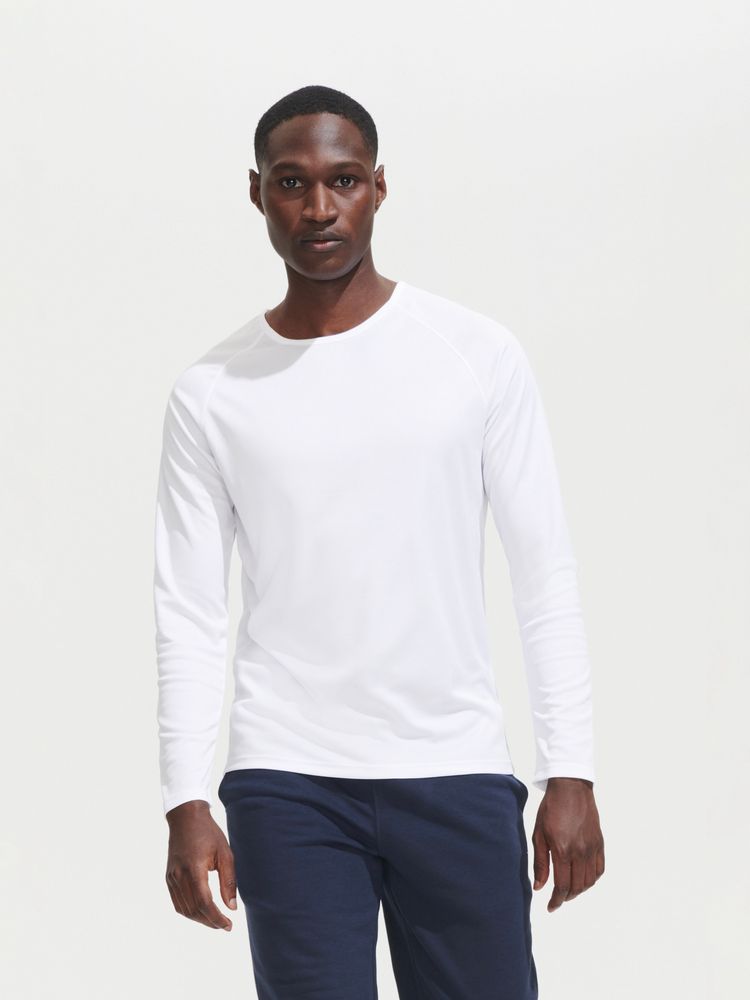 Футболка с длинным рукавом Sporty LSL Men, красная-2