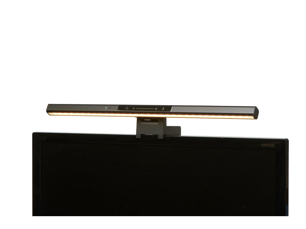 Лампа для монитора PractIQ с датчиком движения, 66 LED, диммер, черный-0