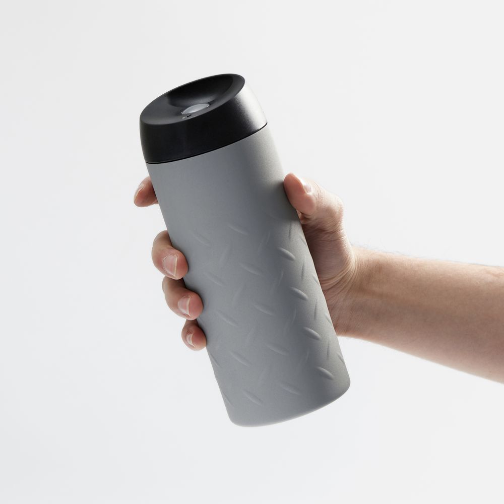 Термостакан Hard Work, серый-2