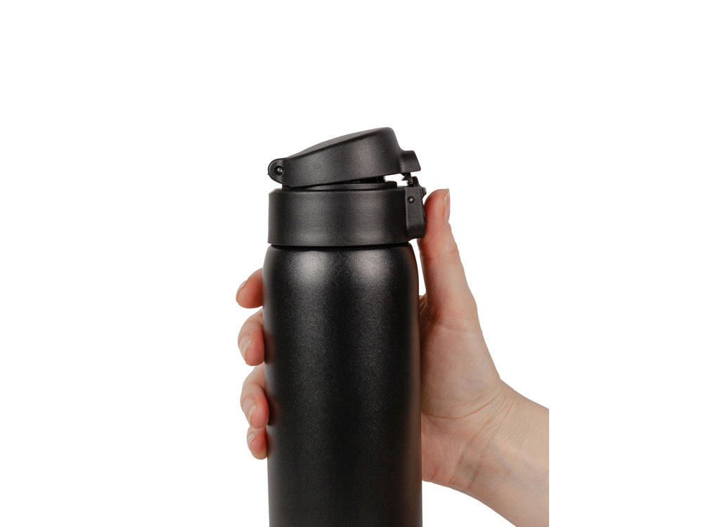 Термокружка Relaxika 701, 480 мл, черный-11