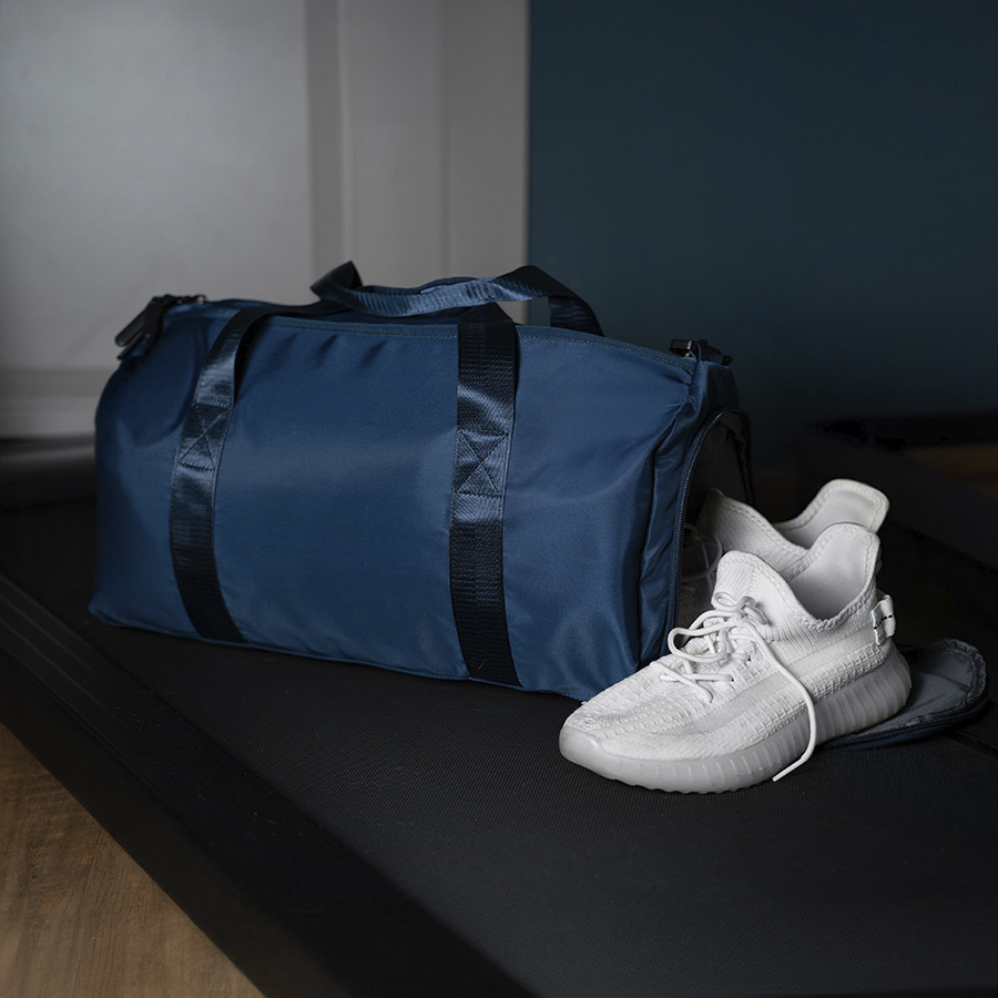 Сумка спортивная "Gym" т.синяя; 45х21х20 см; полиэстер, темно-синий-5
