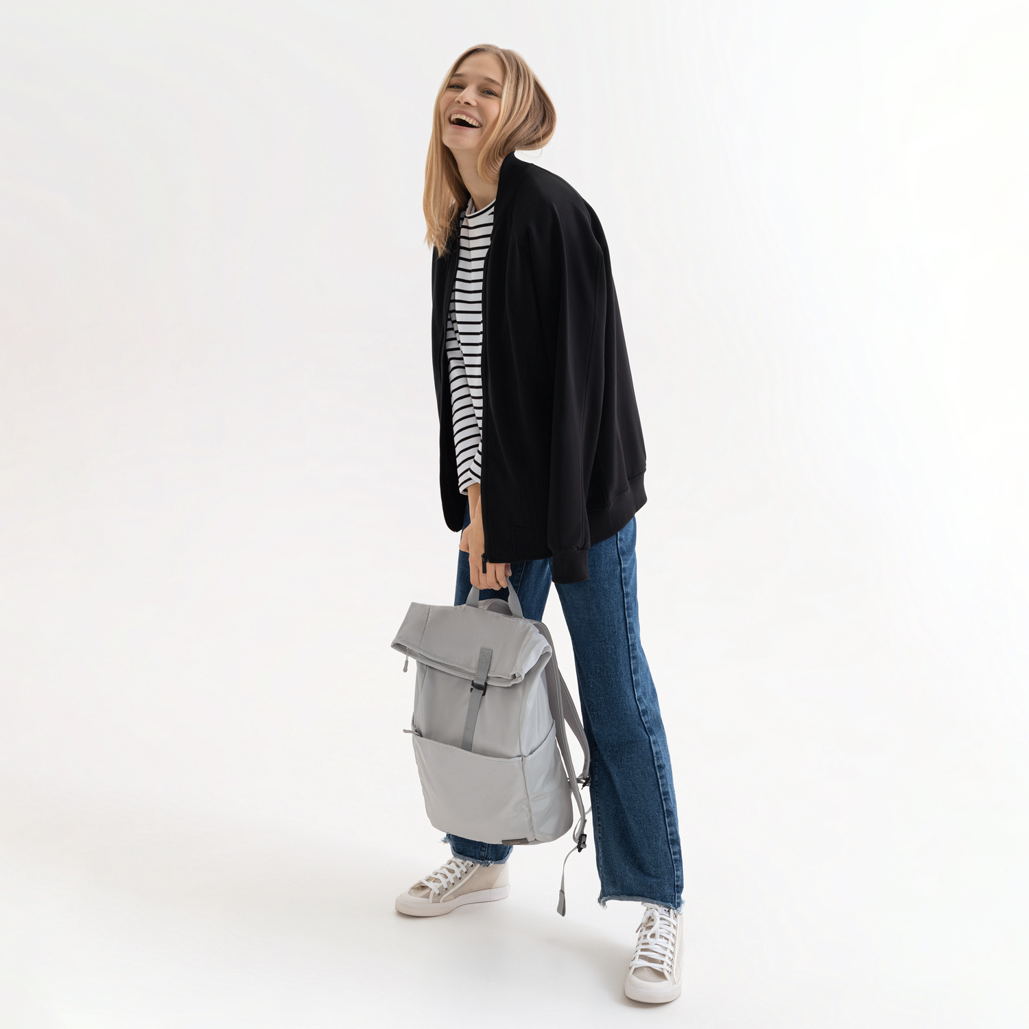 Толстовка на молнии, унисекс TORRES черная-6