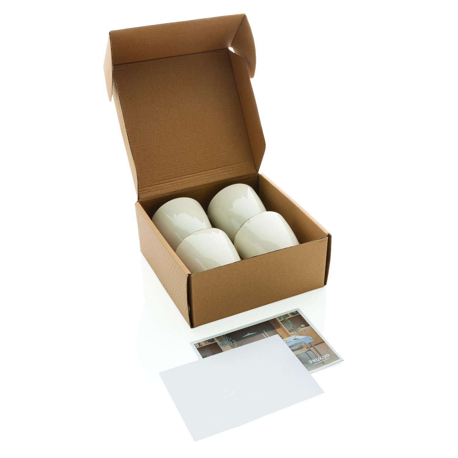 Набор керамических чашек Ukiyo, 4 предмета-6