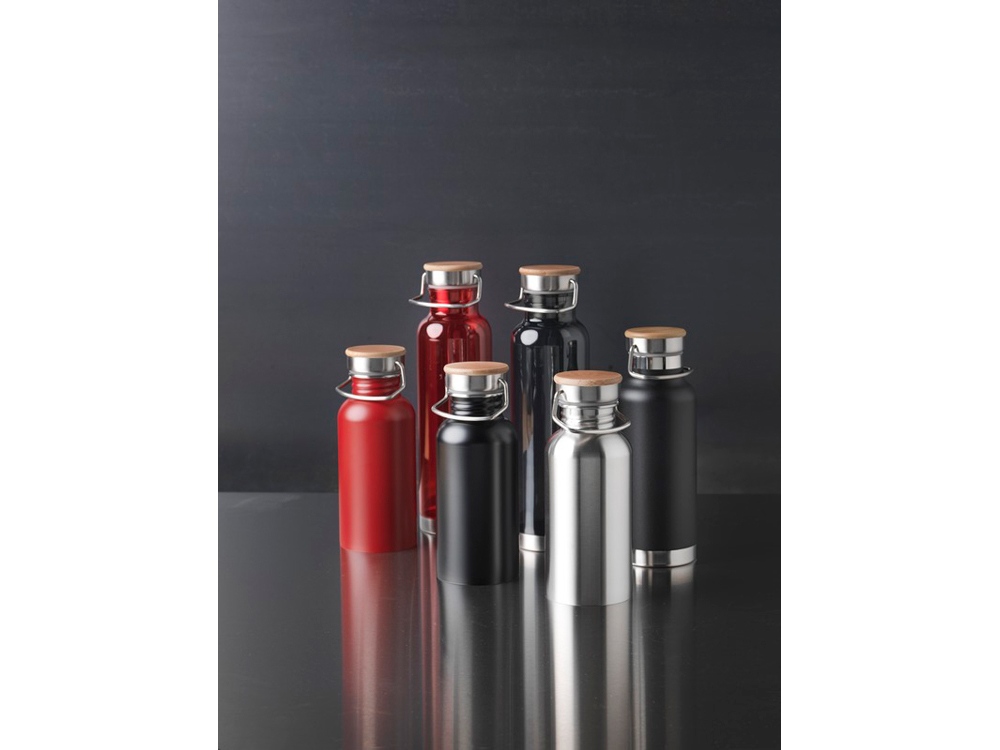 Спортивная бутылка Thor объемом 550 мл, черный-4