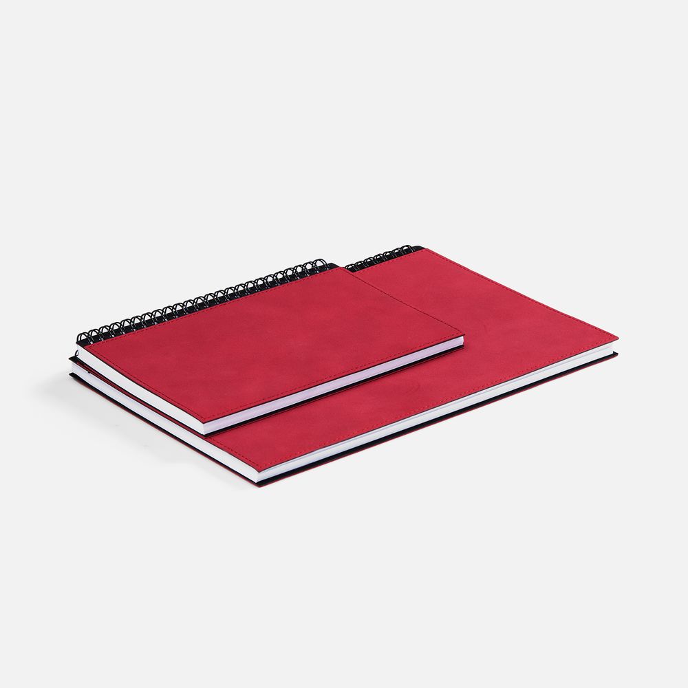 Ежедневник Notera, недатированный, красный-3
