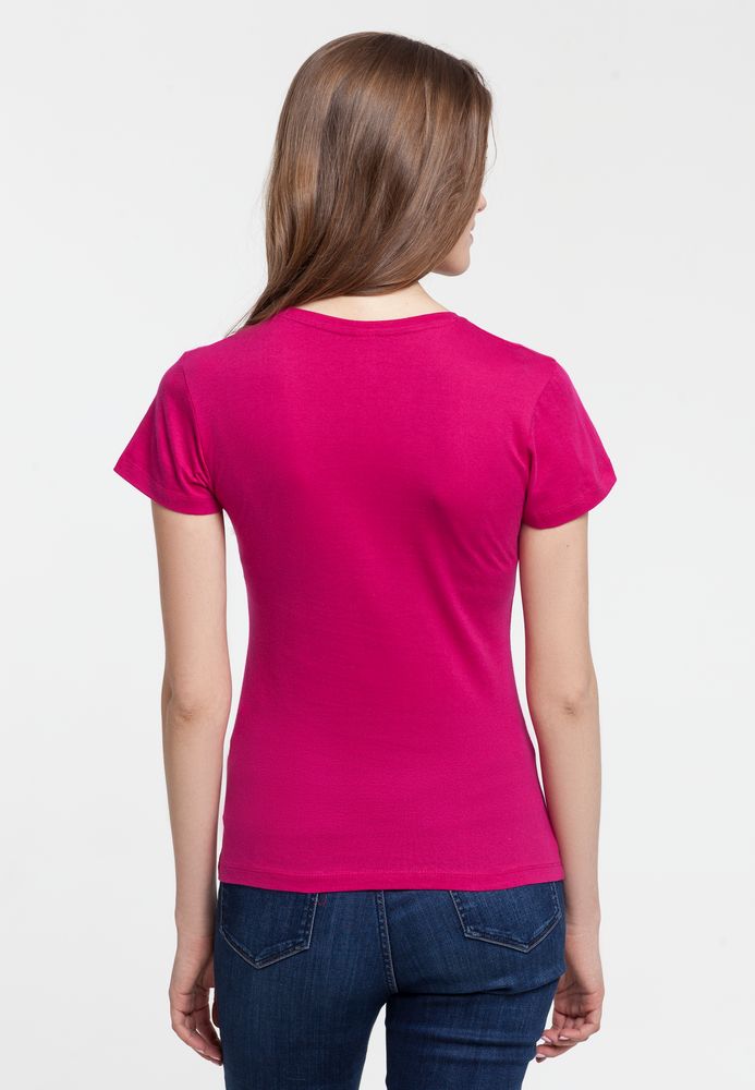 Футболка женская Beauty Sleep, ярко-розовая (фуксия)-3