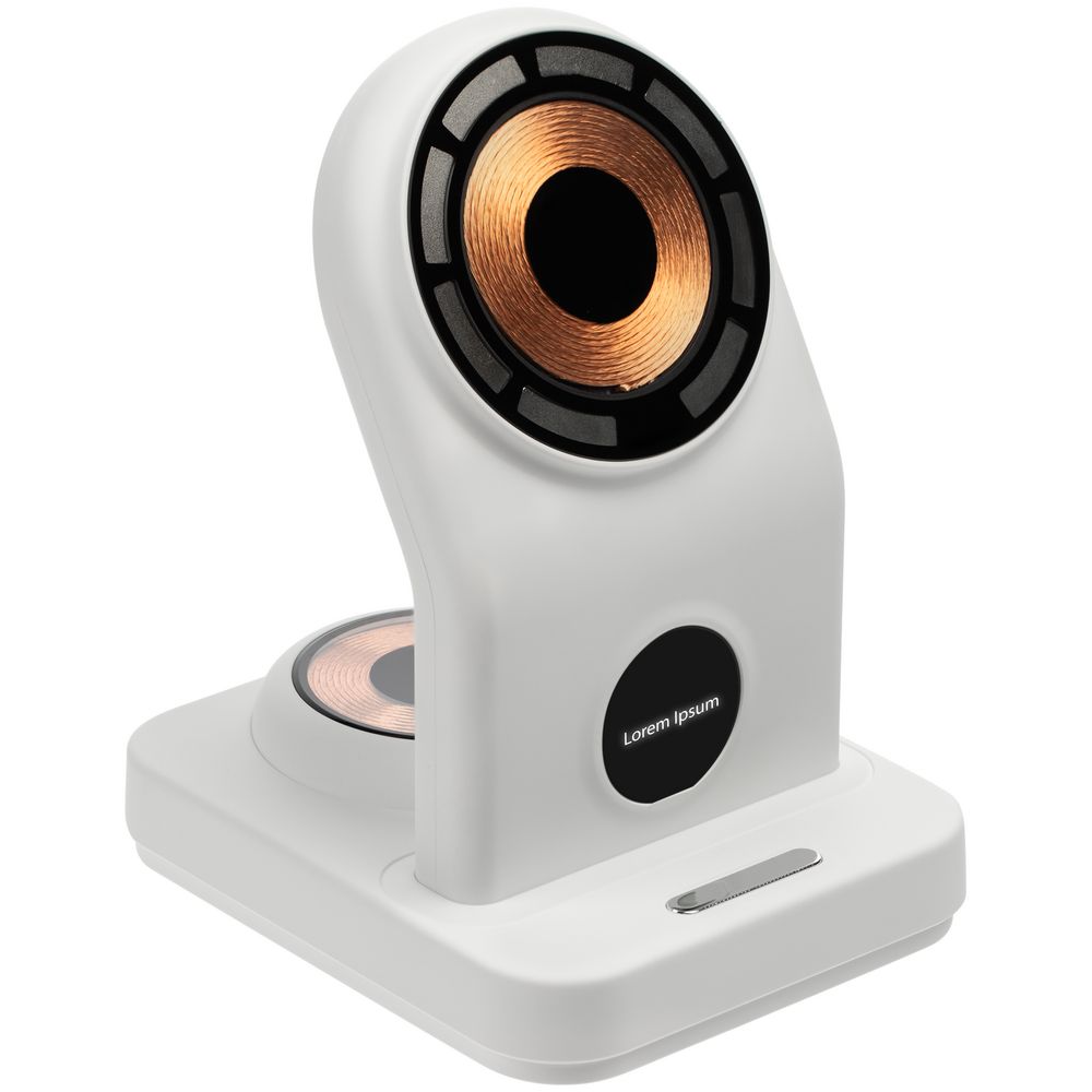 Зарядная станция с подсветкой Cooper Duo, белая-0