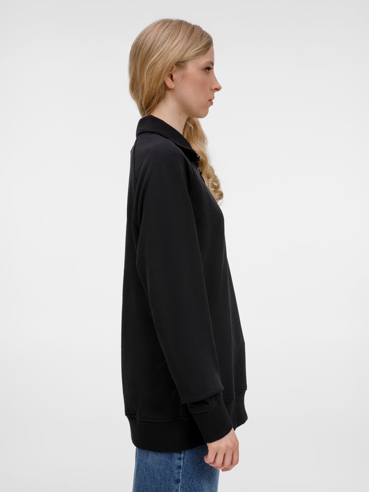 Толстовка унисекс S3, черная-6