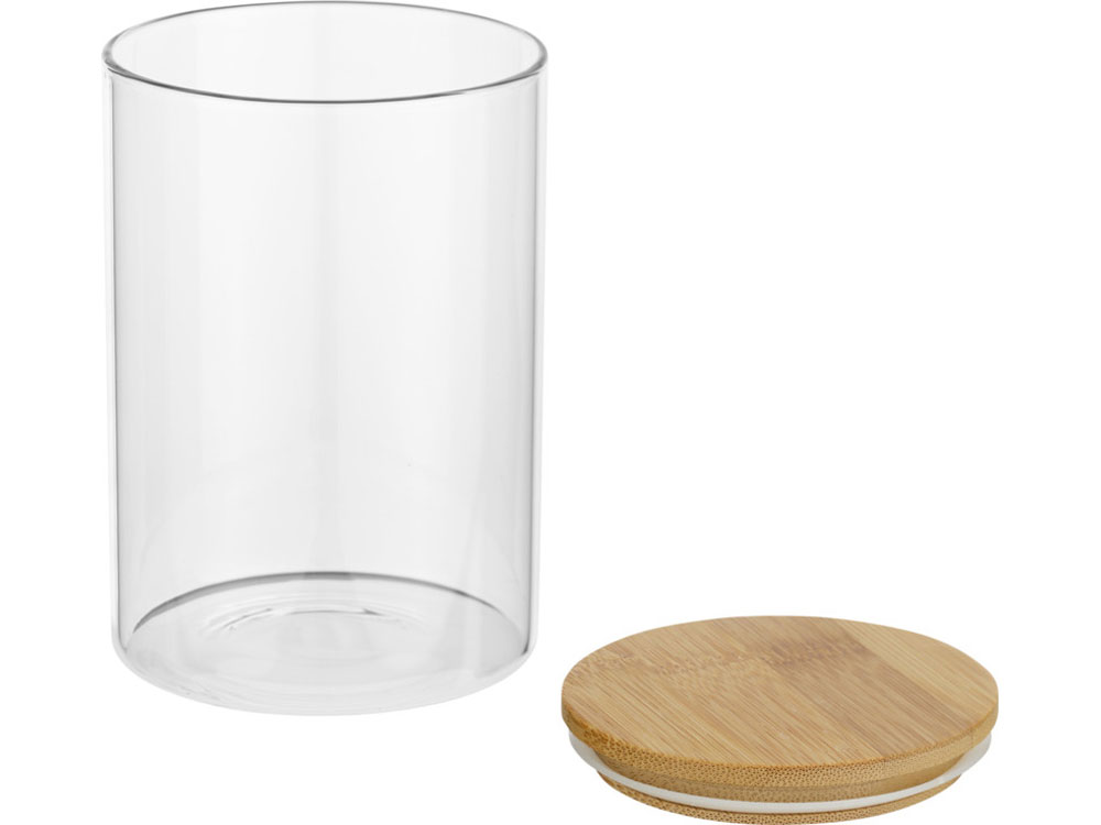 Стеклянный пищевой контейнер Boley объемом 550 мл, натуральный/прозрачный-3