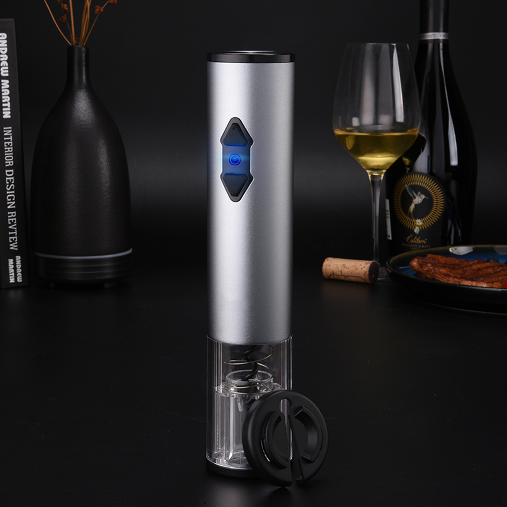 Винный электрический металлический штопор Божоле, Серый-1