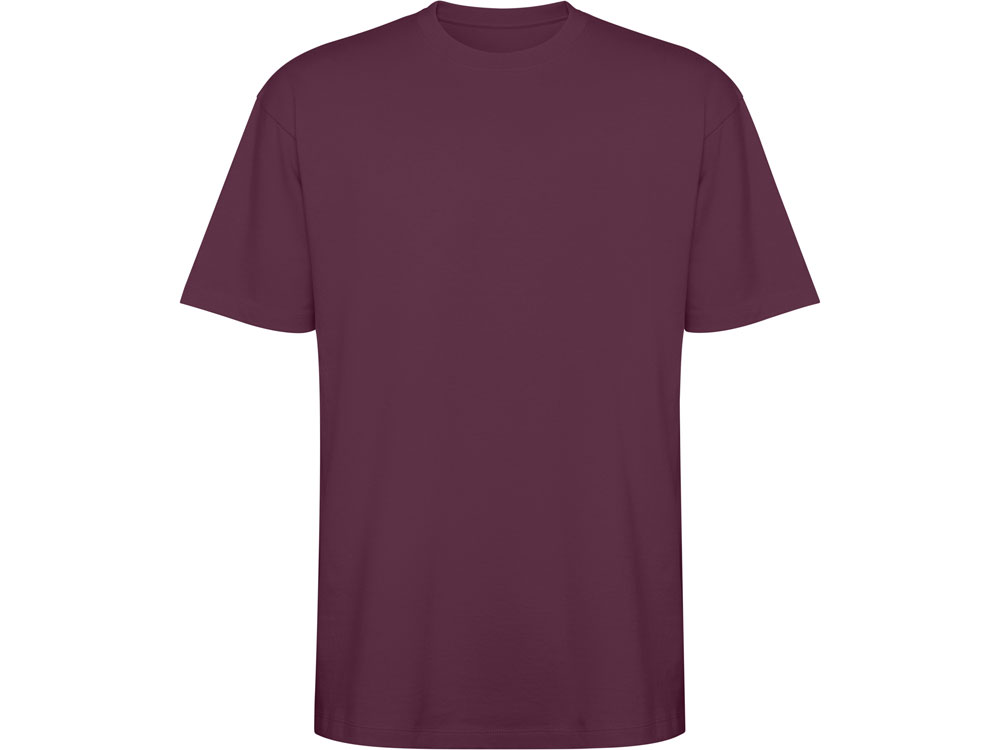 Футболка оверсайз Bull унисекс, сливовый-0