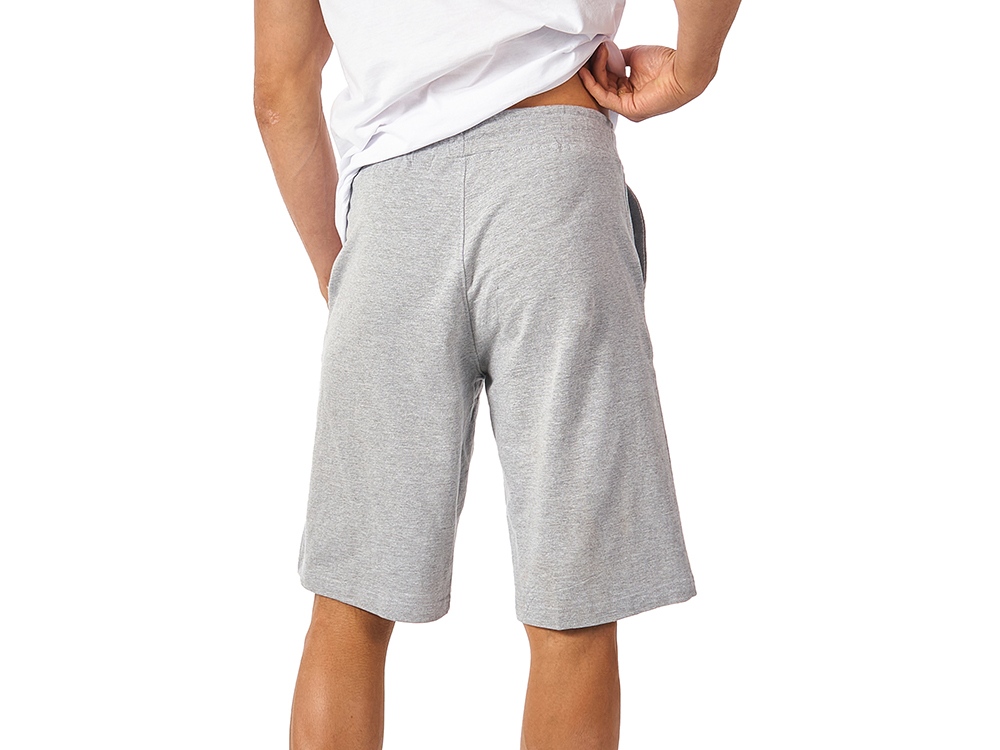 Мужские шорты из френч терри Warsaw 220гр, серый меланж-2