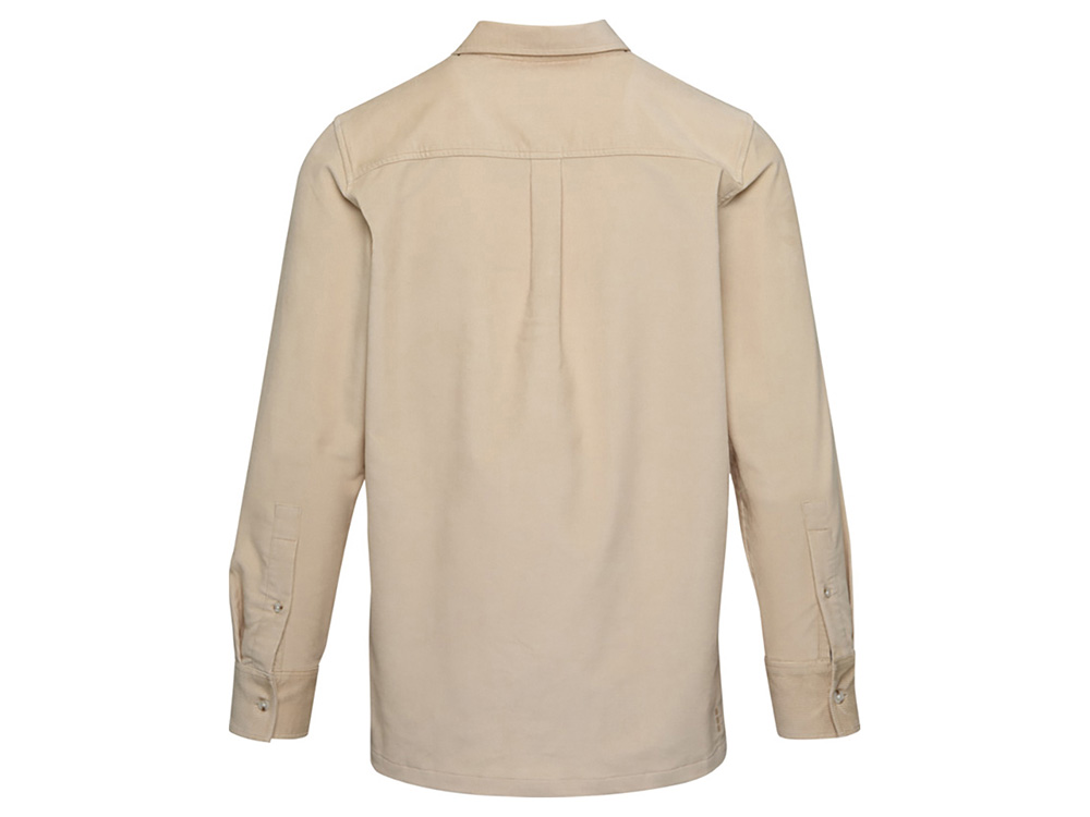 Alum вельветовая рубашка унисекс - Oatmeal-2