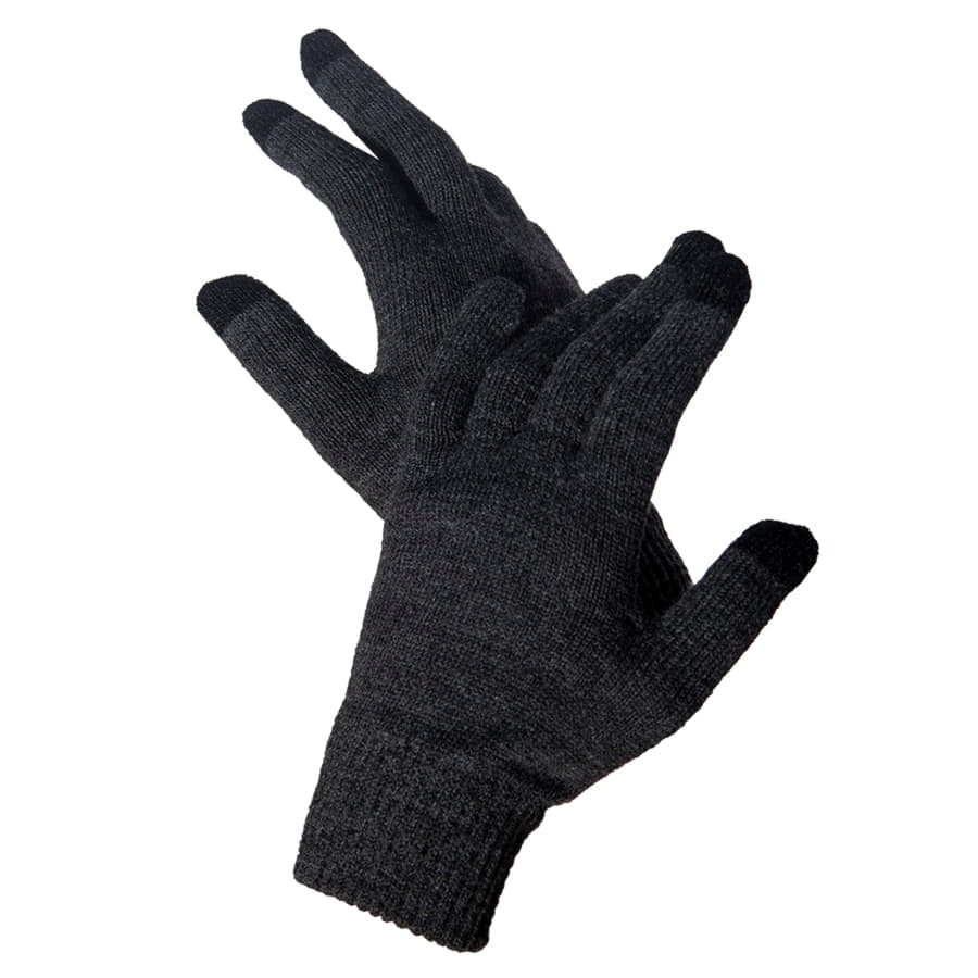 Перчатки сенсорные REACH, темно-серый меланж-1