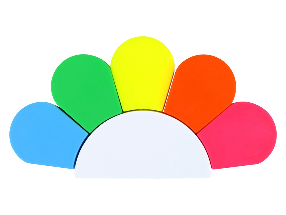 Маркер Цветок 5-цветный на водной основе-2