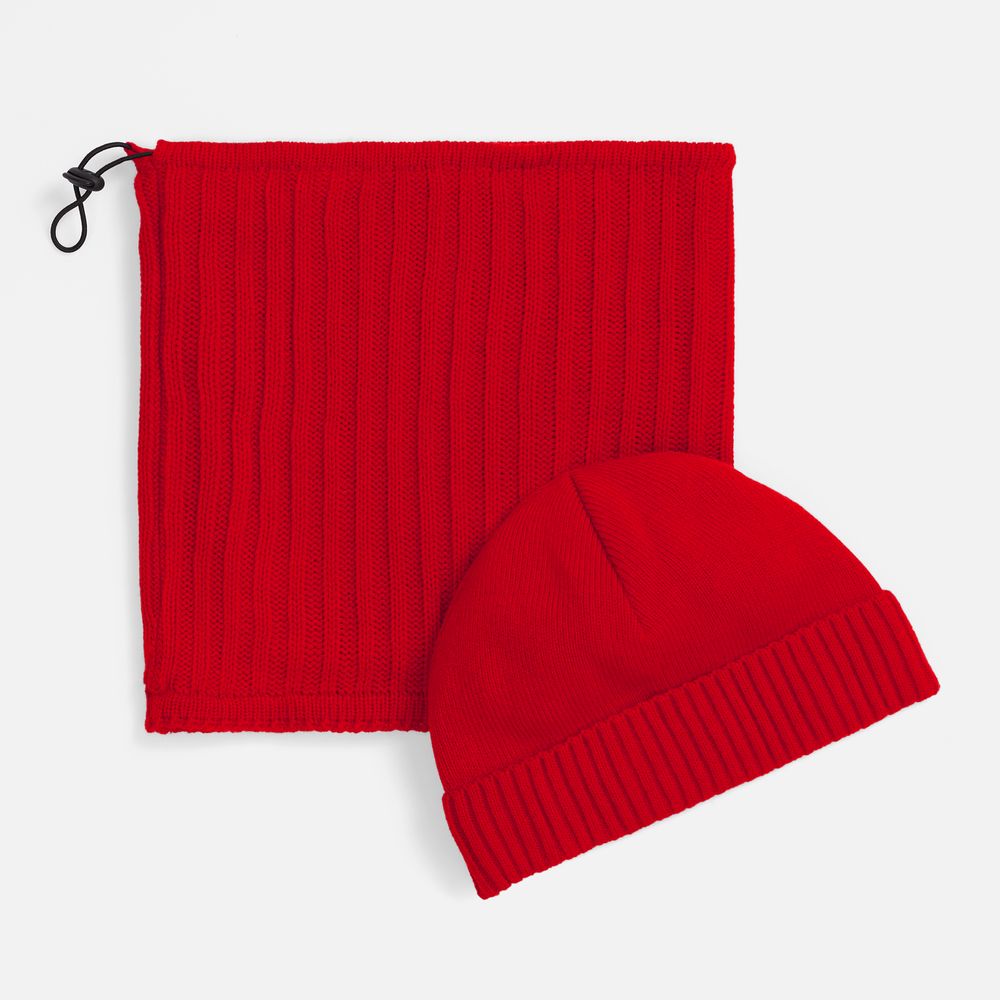 Шапка ComFleece, красная-2