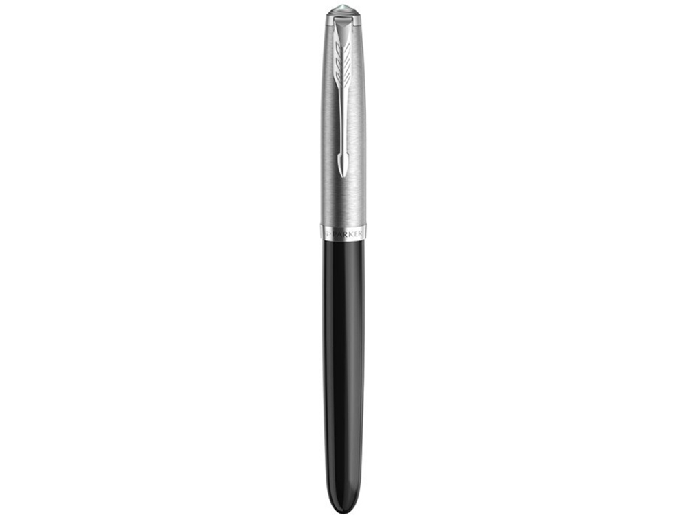Перьевая ручка Parker 51 CORE BLACK CT, перо: F, цвет чернил: black, в подарочной упаковке.-2