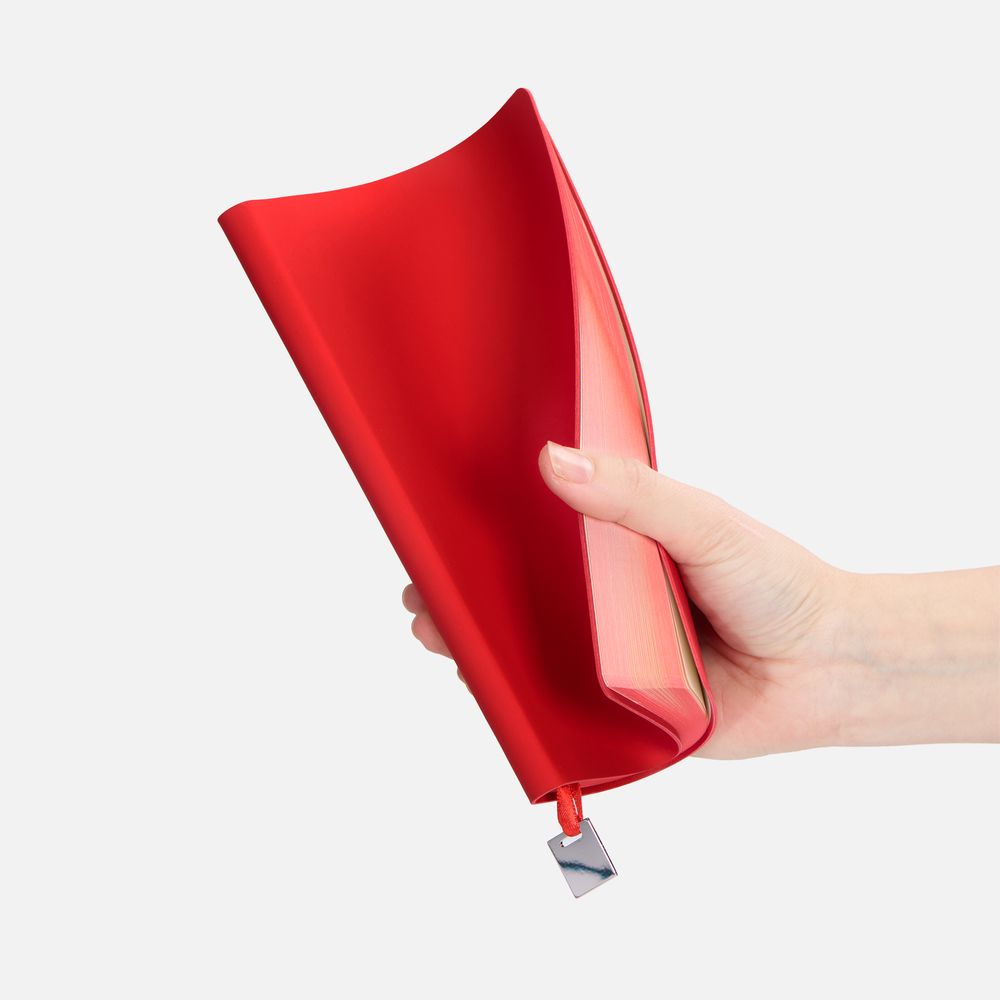 Ежедневник Shall Light, недатированный, красный-5