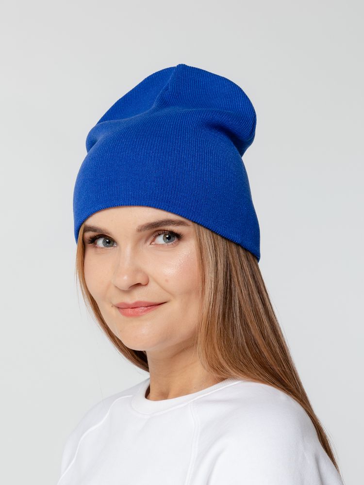 Шапка Tube Top, синяя (василек)-3