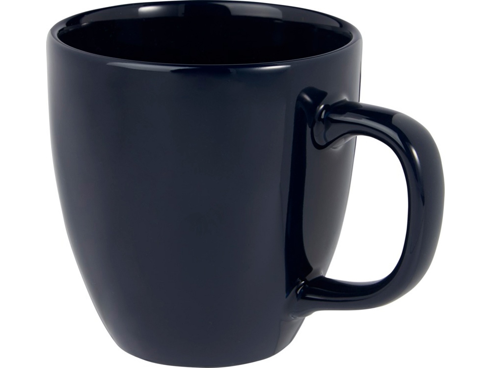 Керамическая кружка Moni объемом 430 мл, темно-синий-0