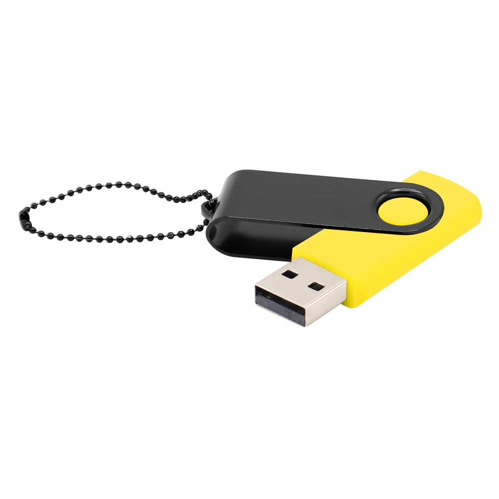Флешка Designer To Go 2.0 USB 16Gb, Желтый/Черный-0