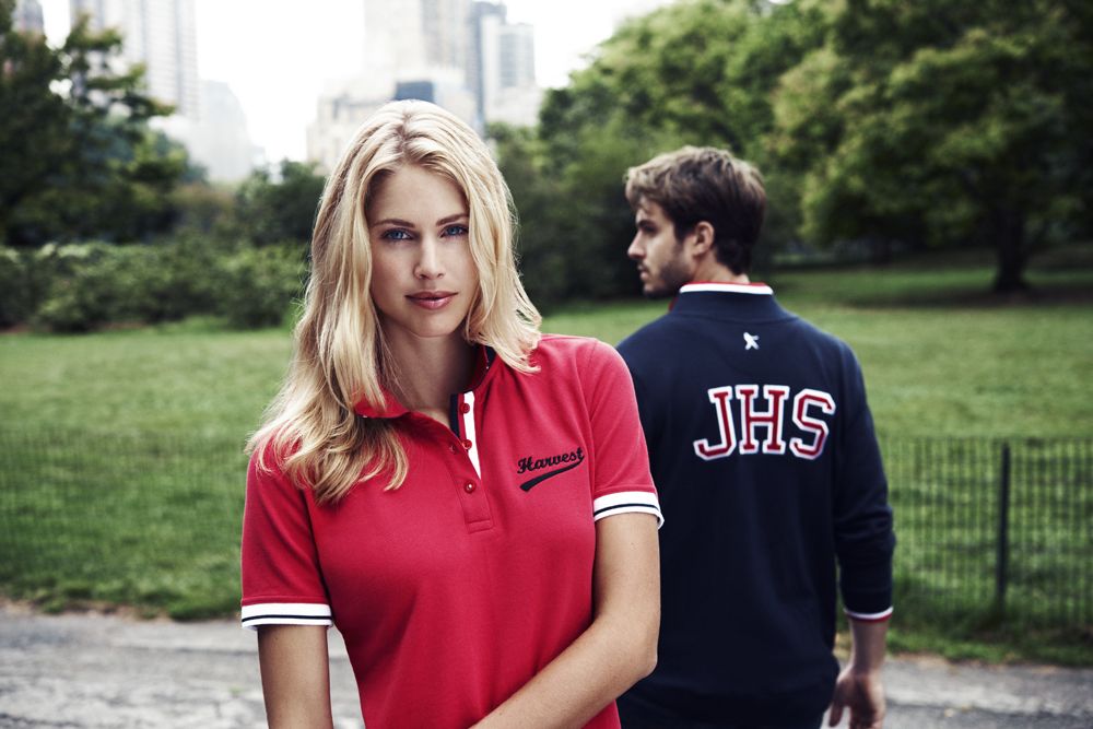 Рубашка поло женская Antreville, темно-синяя-6