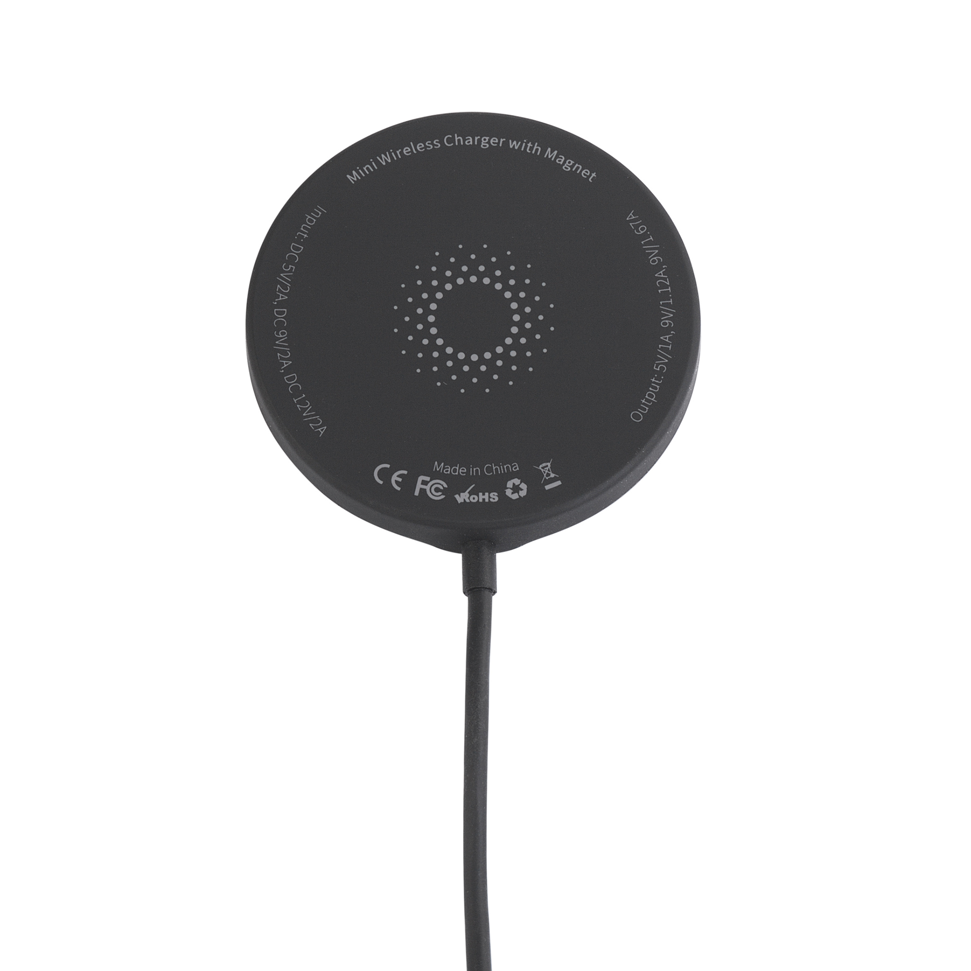 Магнитное беспроводное (15W) зарядное устройство "Magic SOFTTOUCH", покрытие soft touch-0