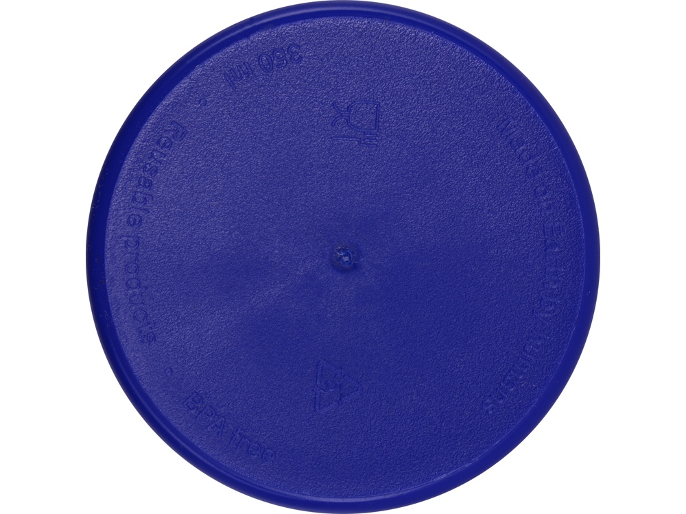 Стакан-тамблер Moment с кофейной крышкой, 350 мл, синий-7