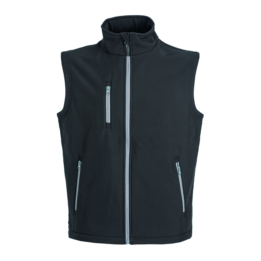 Жилет мужской софтшелл TARVISIO MAN 320, черный-0